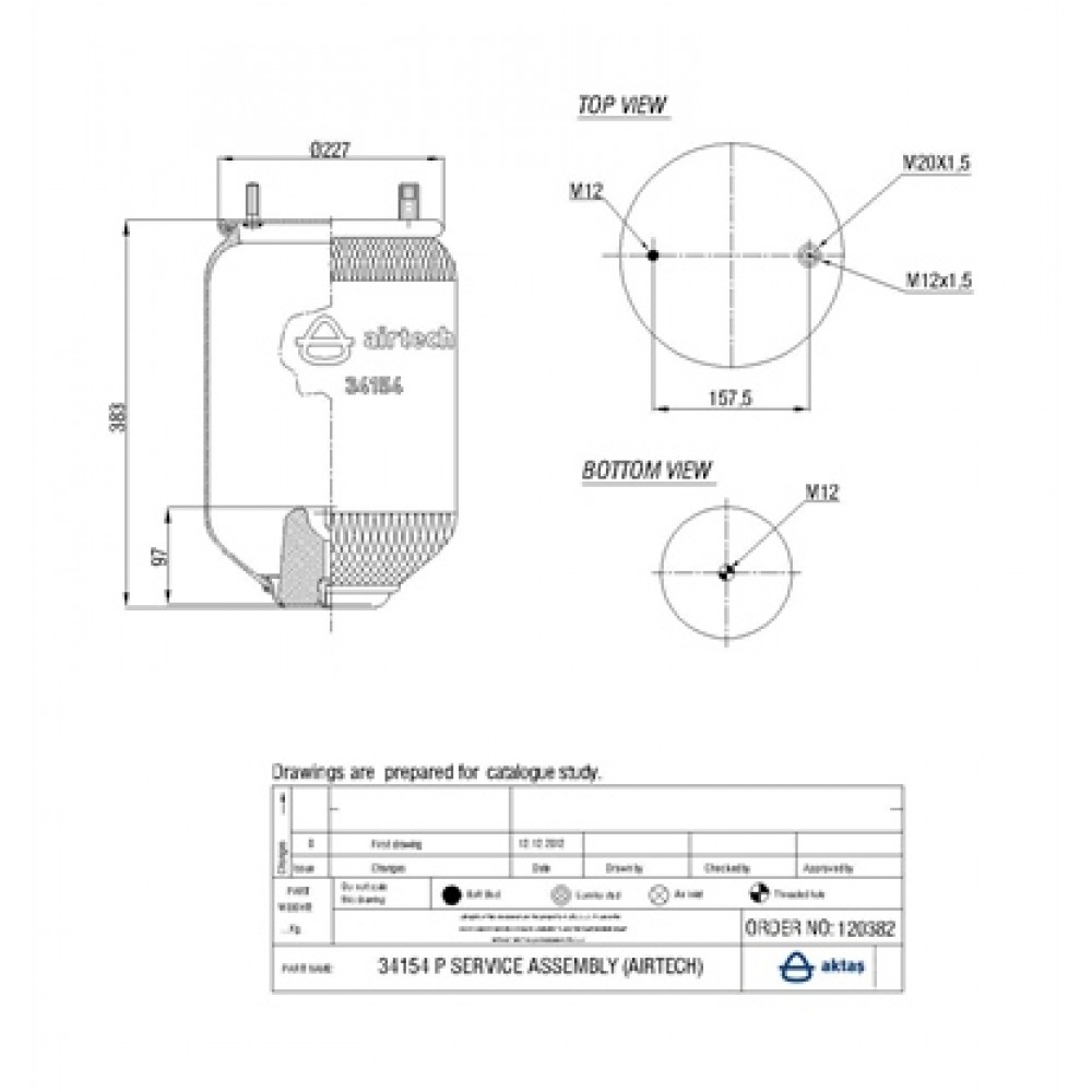 120382 / 34154 P  Service Assembly