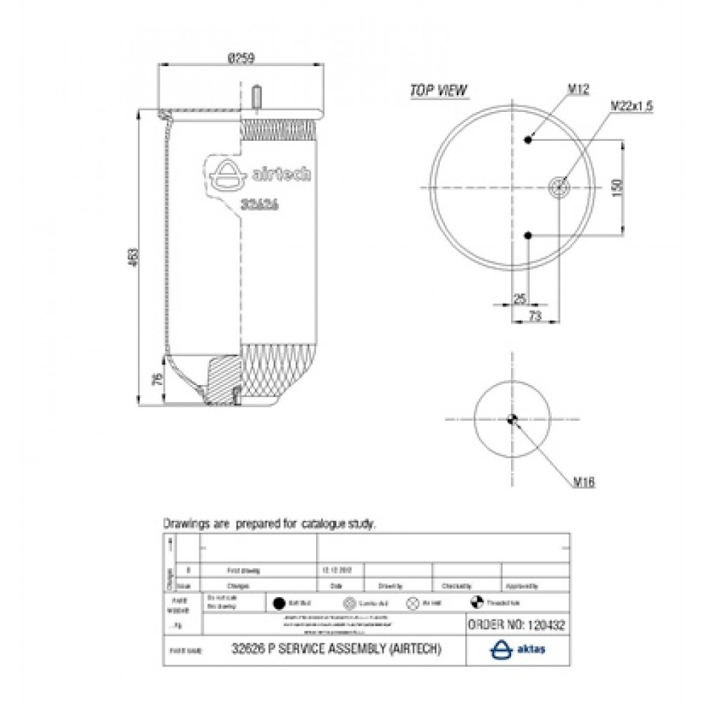 120432 / 32626 P  Service Assembly