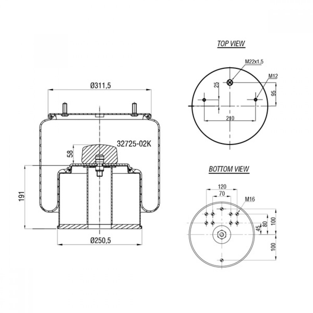 135401 / 32725-02 Complete Air Springs