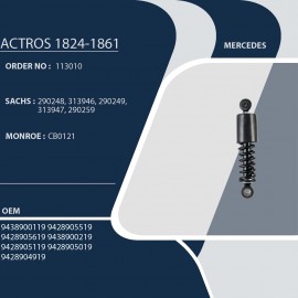 MERCEDES ACTROS 1824-1861 113010