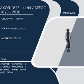 MERCEDES AXOR 1823 - 4144 / ATEGO 1823 - 2628 113011