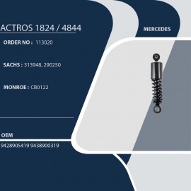 MERCEDES ACTROS 1824 - 4844 113020