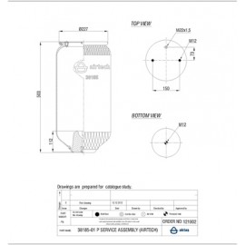 121902 / 38185-01 P  Service Assembly