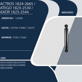 MERCEDES ACTROS 1824-2665 / ATEGO 1823-2530 / AXOR 1823-2544 123008