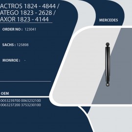 MERCEDES ACTROS 1824 - 4844 / ATEGO 1823 - 2628 / AXOR 1823 - 4144 123041