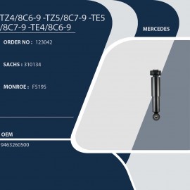 MERCEDES TZ4/8C6-9 -TZ5/8C7-9 -TE5/8C7-9 -TE4/8C6- 9 123042