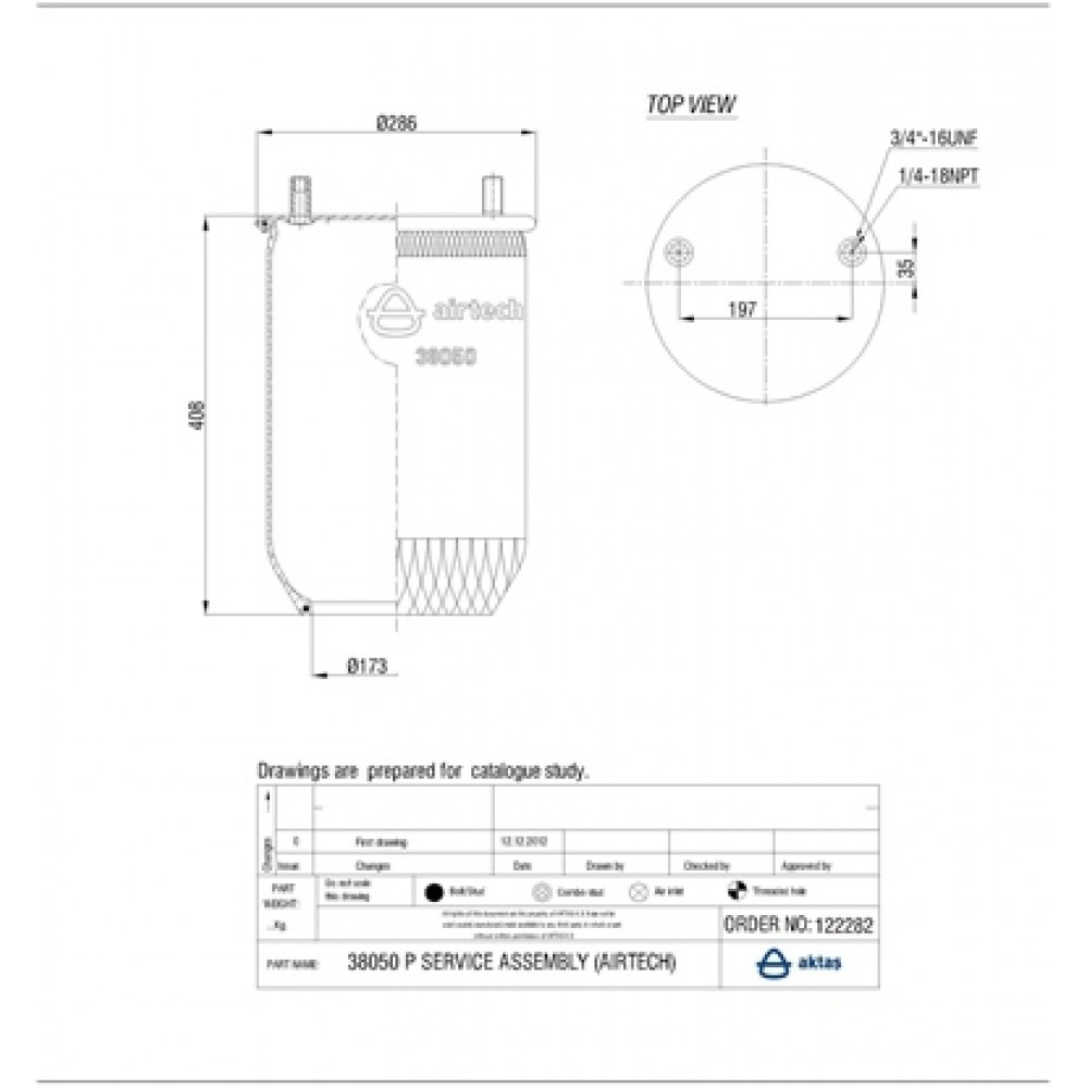 122282 / 38050 P  Service Assembly