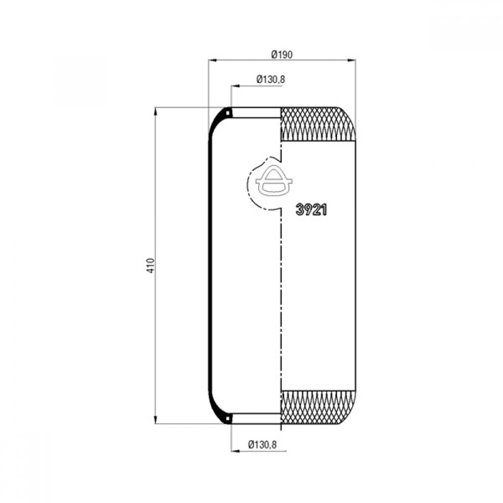 110941 / 3921 Roll Körük