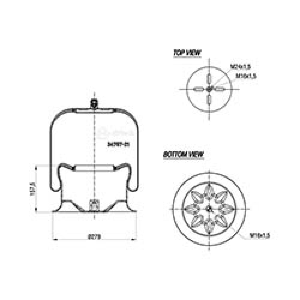 135692 / 34757-21 C Pistonlu