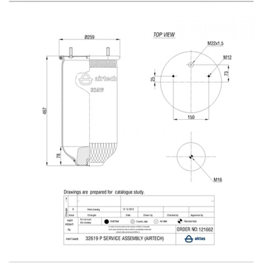 121662 / 32619 P  Service Assembly