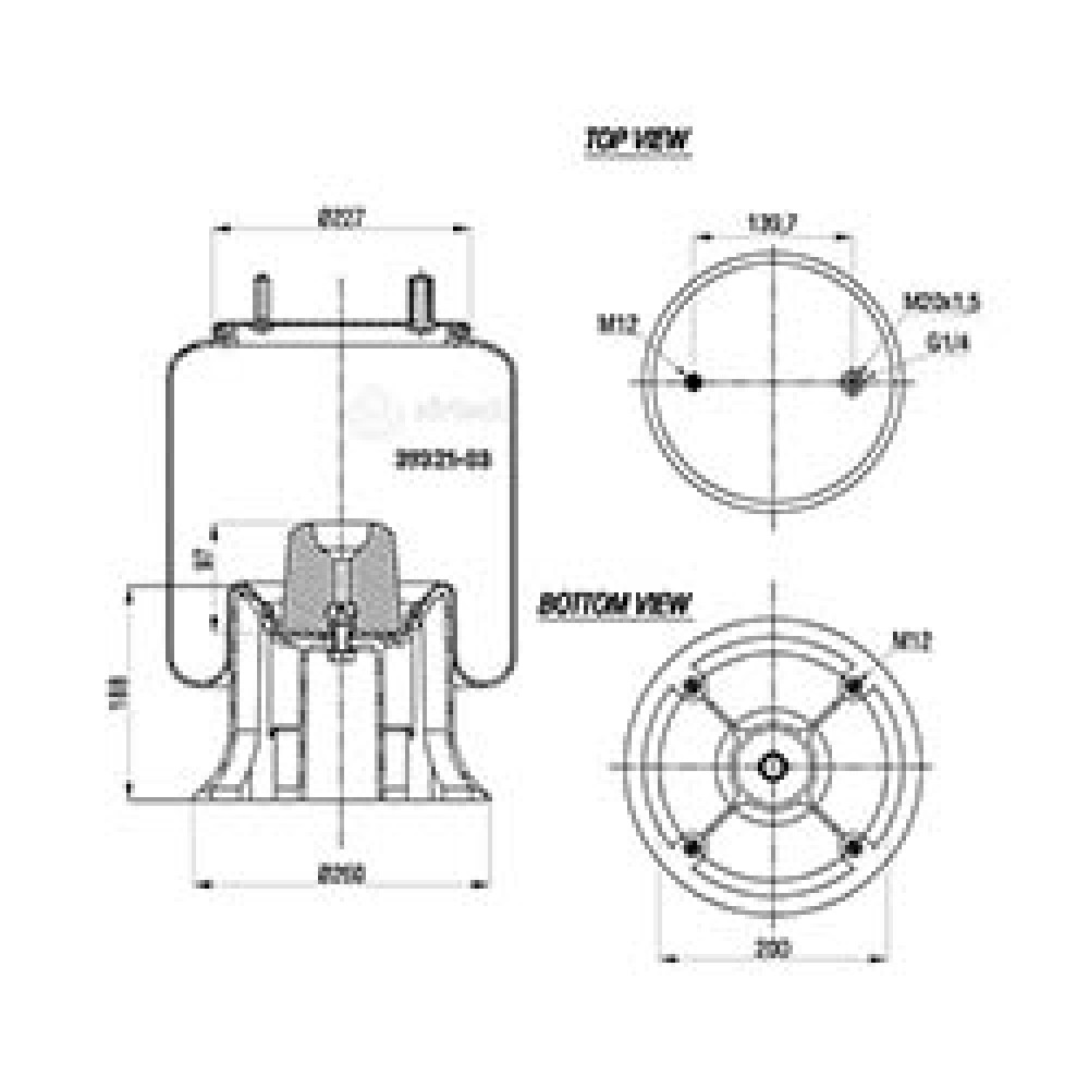 137252 / 39321-03 C ALU(095.0454) Pistonlu