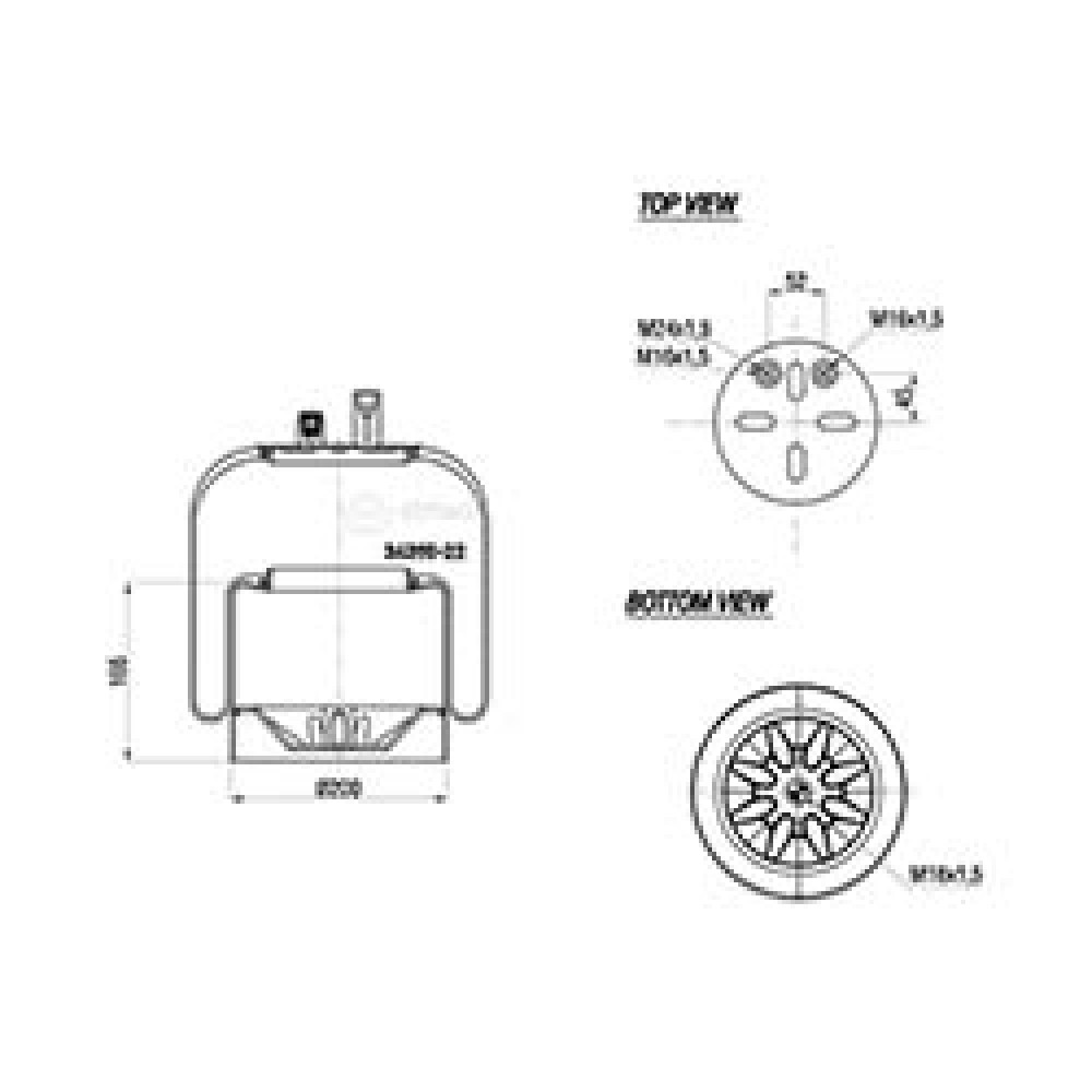 135622 / 34390-22 C Pistonlu
