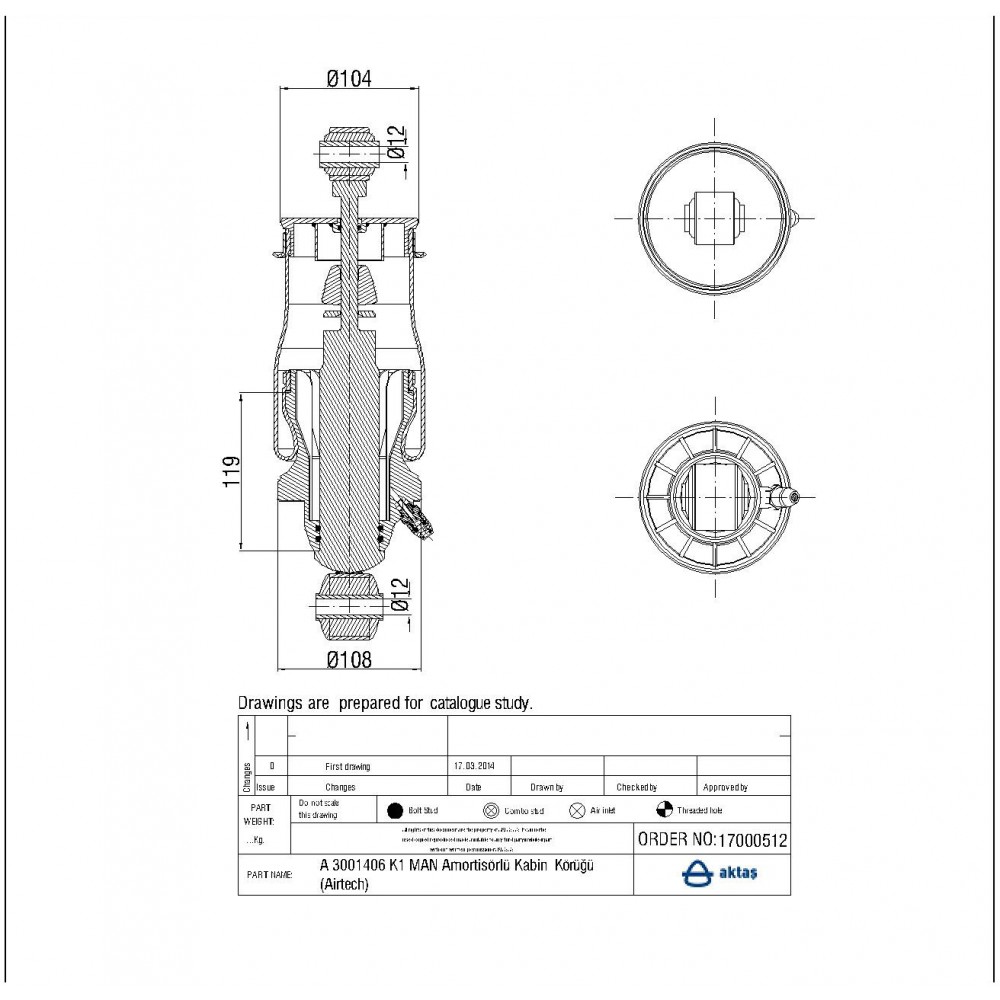 17000512 / A 3001406 K1  Kabin
