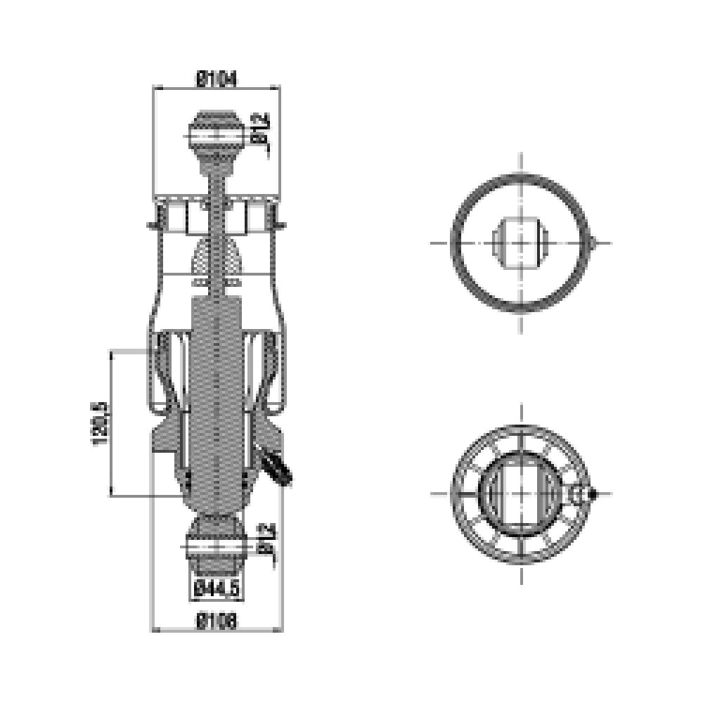 17000471 / A 3001404 K1 Cabin Air Springs