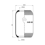 110421 / 3415-25 Roll Körük