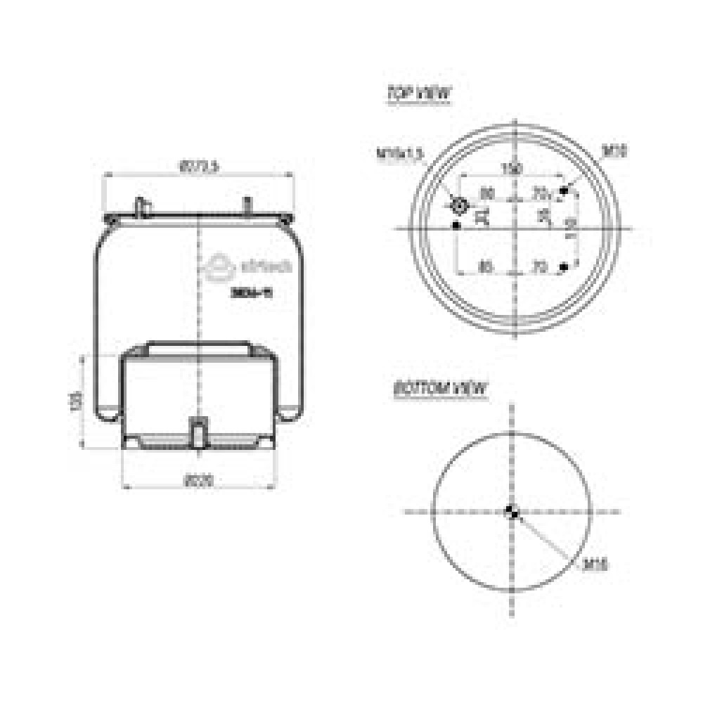 133112 / 3836-11 C Pistonlu
