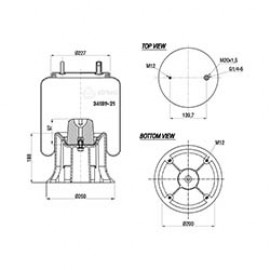 136892 / 34159-21 C ALU (095.0465) Pistonlu