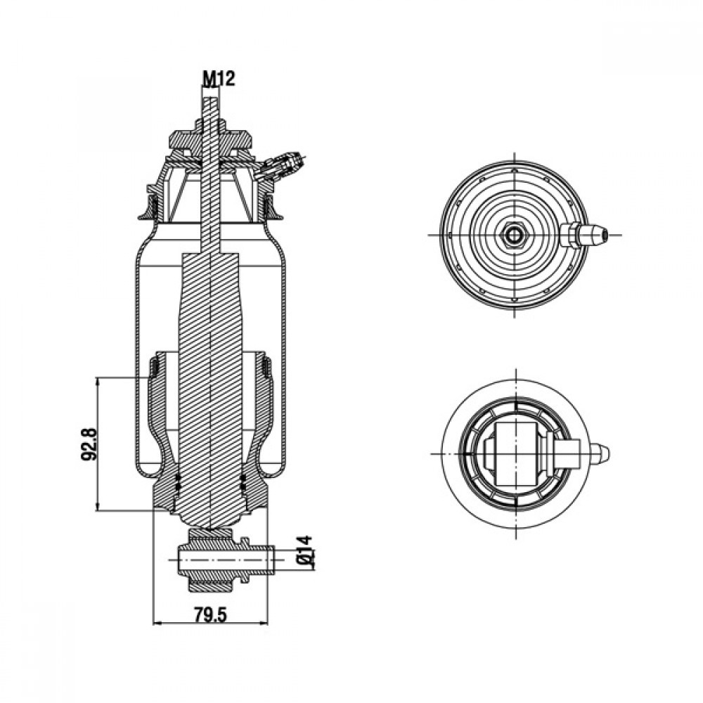 17000431 / A 3001201 K2 Cabin Air Springs