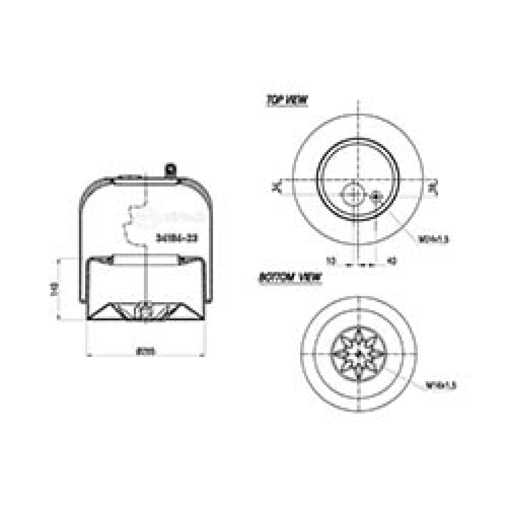 136472 / 34186-23 C Pistonlu