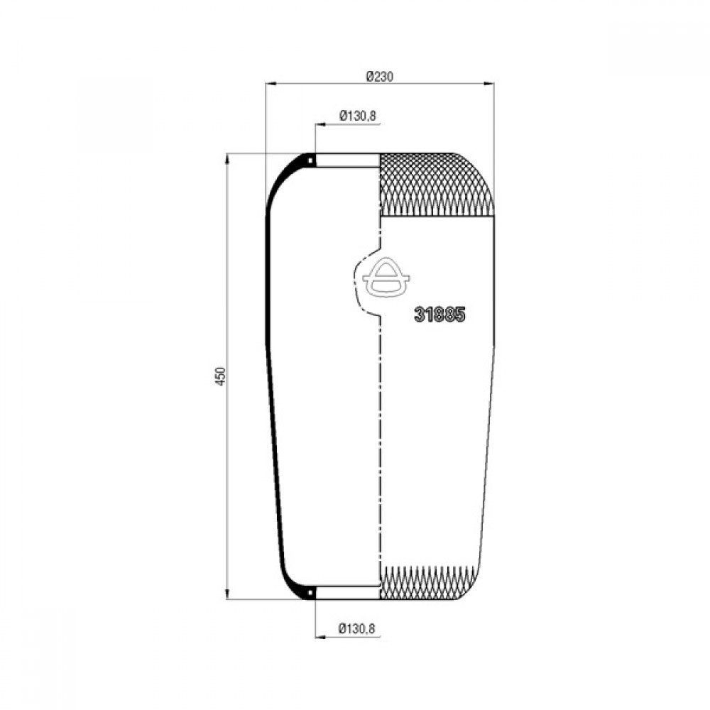 110401 / 31885 Roll Körük