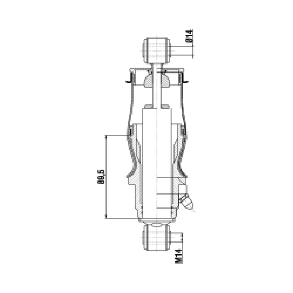 17000231 / A 3001301 K1 Cabin Air Springs