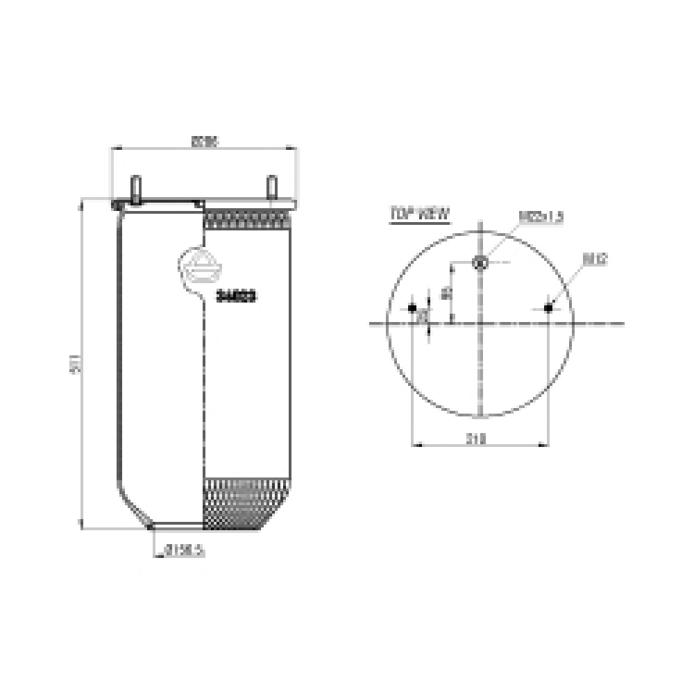 120341 / 34023 P Service Assembly Air Springs