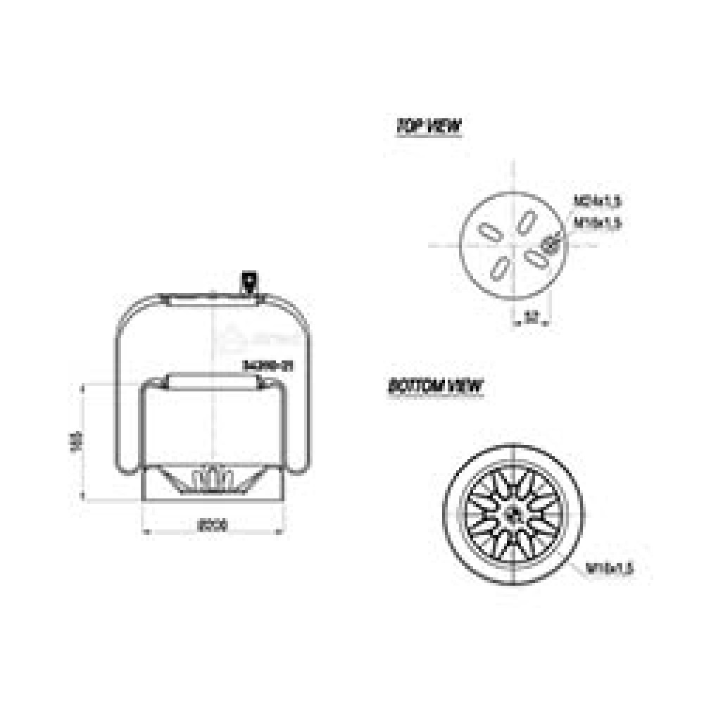 135602 / 34390-21 C Pistonlu