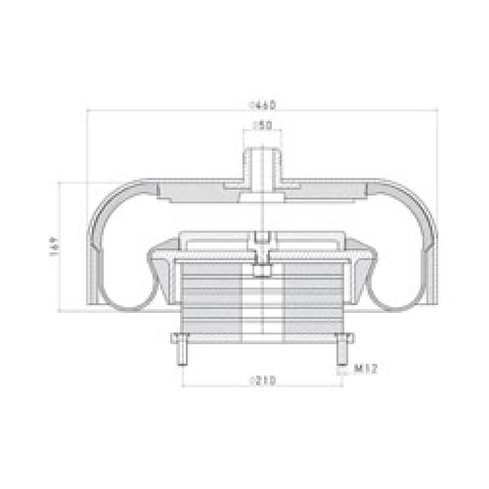 RA-G-450 /  Train Air Springs