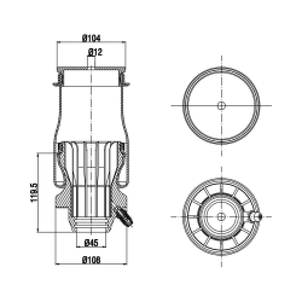 17000491 / A 3001106 Cabin Air Springs