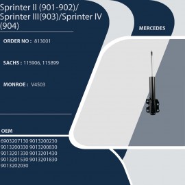 MERCEDES Sprinter II (901-902)/Sprinter III (903)/Sprinter IV (904) 813001