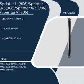 MERCEDES Sprinter III (906)/Sprinter 3/5 (906)/Sprinter 4/6 (906)/Sprinter V (906) 815012