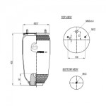 120881 / 39002-A8 P Service Assembly Air Springs