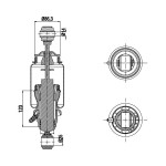 17000411 / A 3001303 K1 Cabin Air Springs