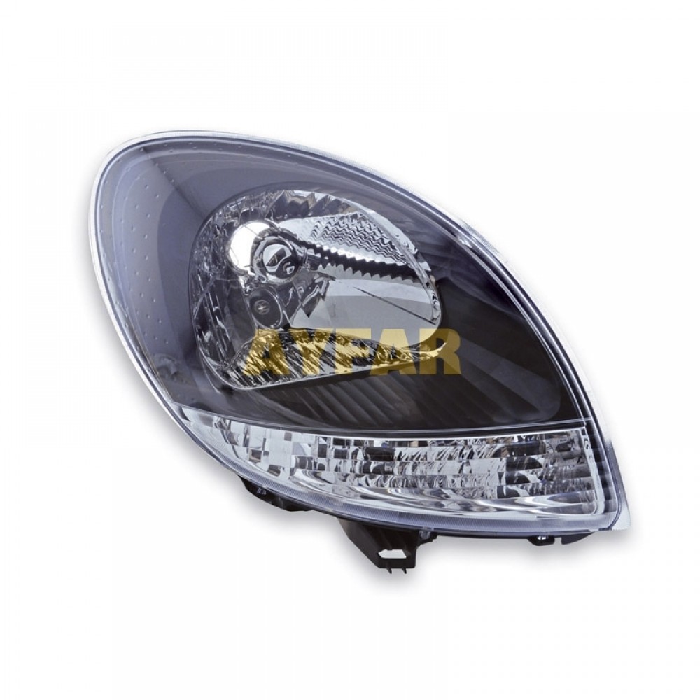 RENAULT KANGOO FAR SİYAH ÇERÇEVELİ (2008-2009 )