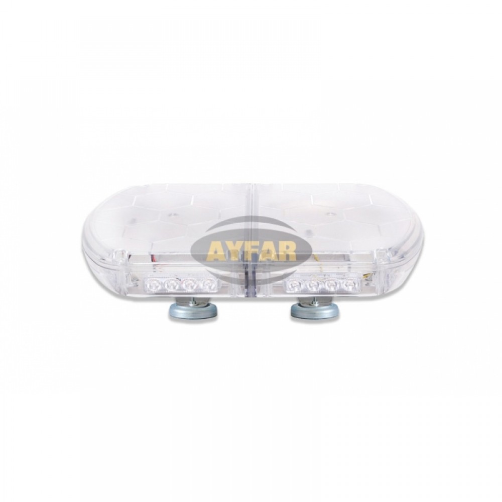 TR101.21 TRAFİK İKAZ LAMBA LED SARI-SARI (KOMPLE ŞEFFAF)