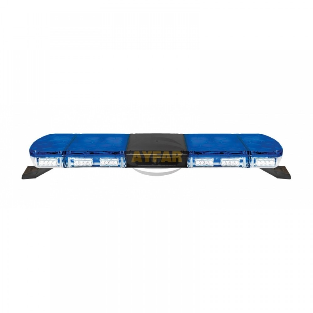 TR104.73 TRAFİK İKAZ LAMBA LED MAVİ-MAVİ (HOPARLÖRLÜ)