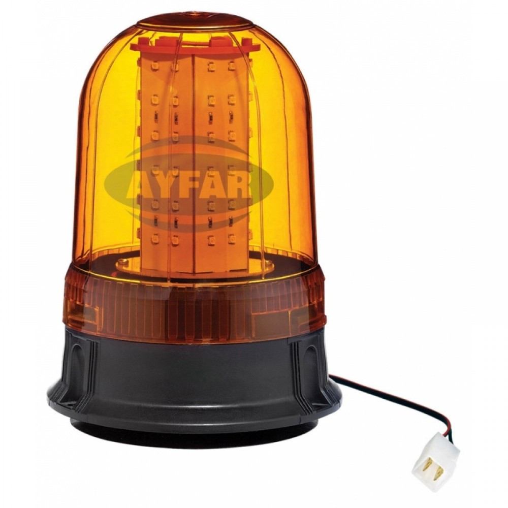 TR519 - 6 DÖNER TRAFİK İKAZ LAMBA LED TİPİ SARI