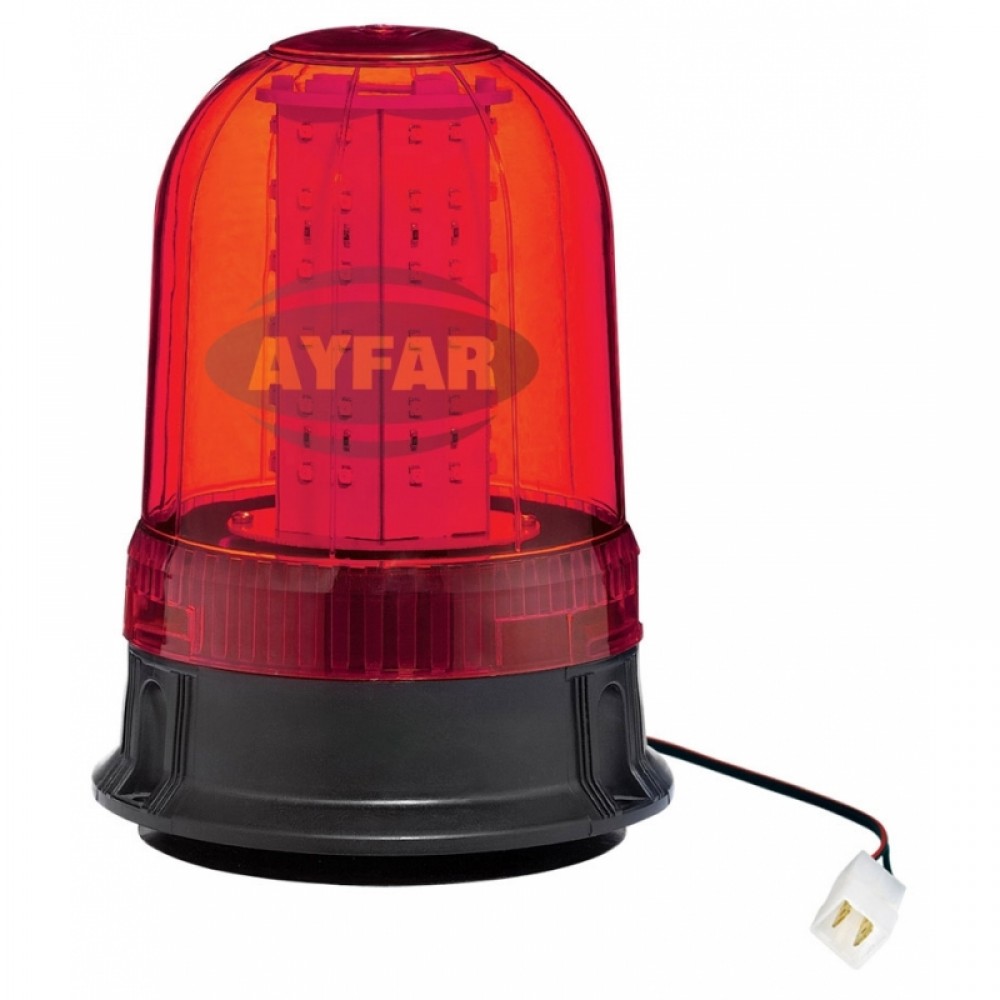 TR519 - 7 DÖNER TRAFİK İKAZ LAMBA LED TİPİ KIRMIZI