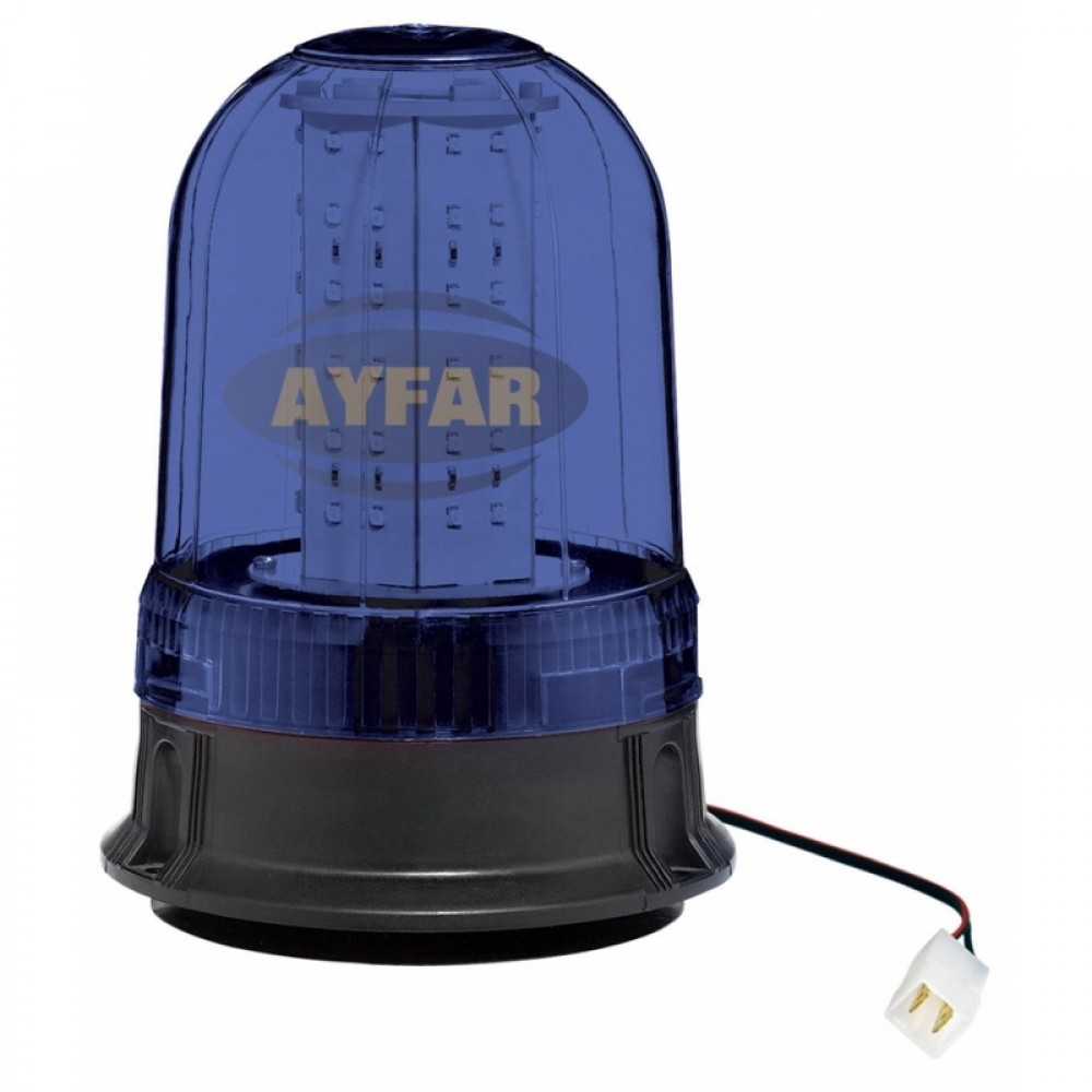 TR519 - 8 DÖNER TRAFİK İKAZ LAMBA LED TİPİ MAVİ