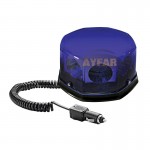 TR521 - 3 DÖNER TRAFİK İKAZ LAMBA LED TİPİ 12-24V MAVİ