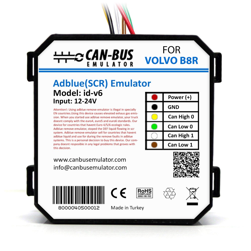 Volvo B8R Euro 6 Adblue İptali
